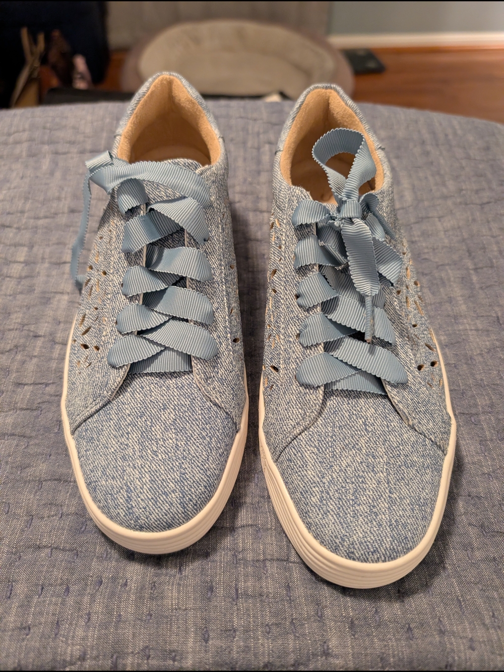 Naturalizer Light Denim Textile Slip-On Sneaker